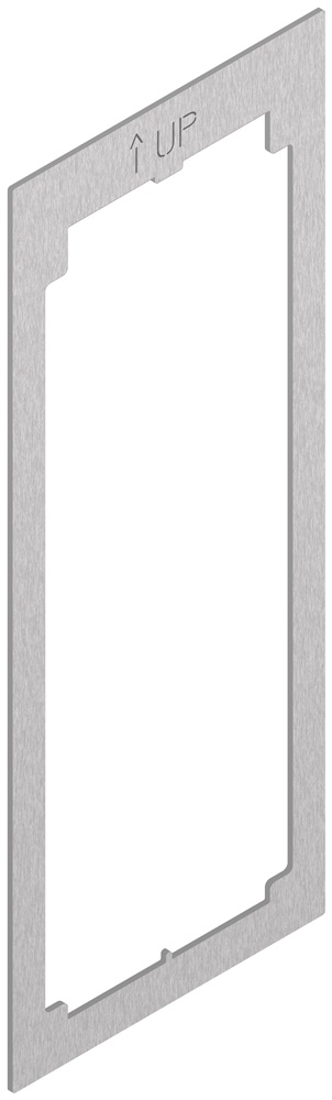 ADATTATORE PER PLACCA FLAT 2M ACCIA