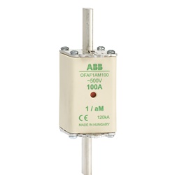 Fusibile NH1 AM 250A 500V protezione sovraccarichi impianti industriali