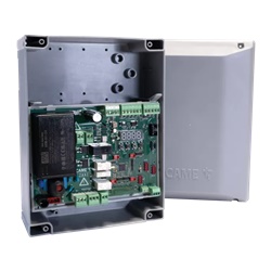 Quadro comando base multifunzioni 230 VAC per cancelli battenti con display e autodiagnosi