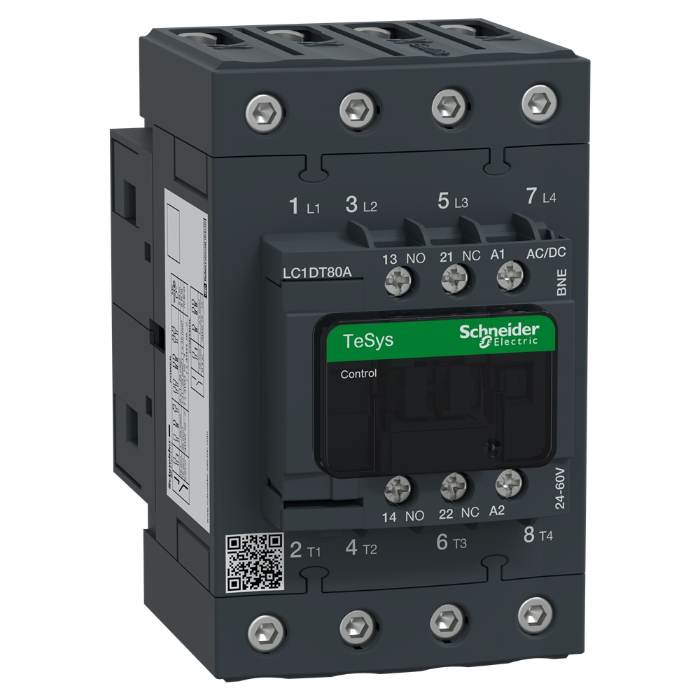 CONTATTORE 80A 24-60VAC/DC GREEN4P