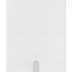 Tasto intercambiabile 1 modulo illuminabile bianco per impianti elettrici