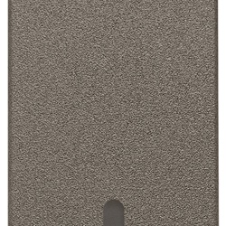 Tasto intercambiabile 1 modulo metal illuminabile per impianti elettrici