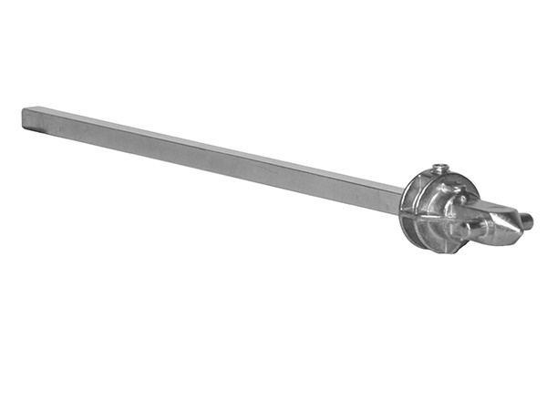 Prolunga sezione 7mm lunghezza 500mm per maniglie blocco porta GAX66N GAX66NB GAX6001