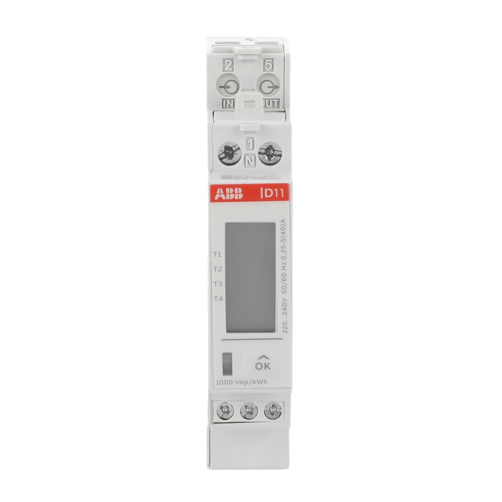 Energy meter monofase 40A precisione classe 1 IEC 62053-21 uso domestico industriale