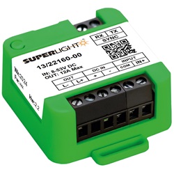 Dimmer slim push 12A 12/24/48V controllo preciso illuminazione spazi ridotti