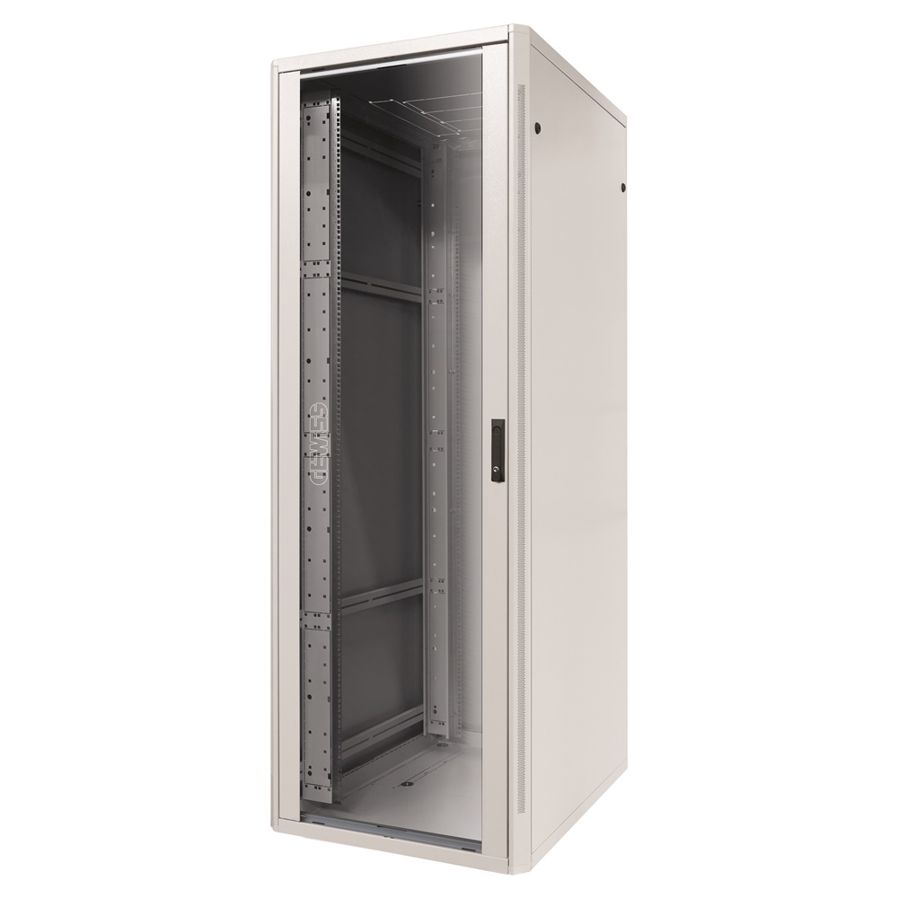 Armadio da pavimento 19 24U 800x800 mm per cablaggio strutturato reti LAN fibra e rame