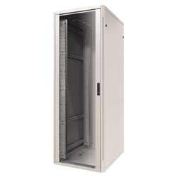 Armadio da pavimento 19 24U 800x800 mm per cablaggio strutturato reti LAN fibra e rame