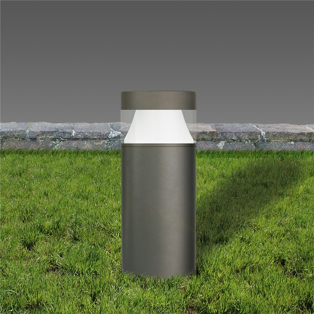 Faro LED 5W 1792 lumen compatto grafite per illuminazione interna ed esterna
