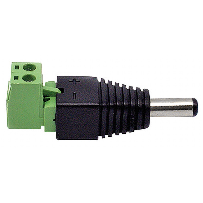 Adattatore DC femmina rimovibile resistente per videosorveglianza e impianti elettrici professionali