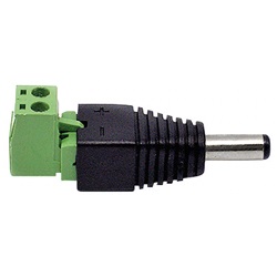 Adattatore DC femmina rimovibile resistente per videosorveglianza e impianti elettrici professionali