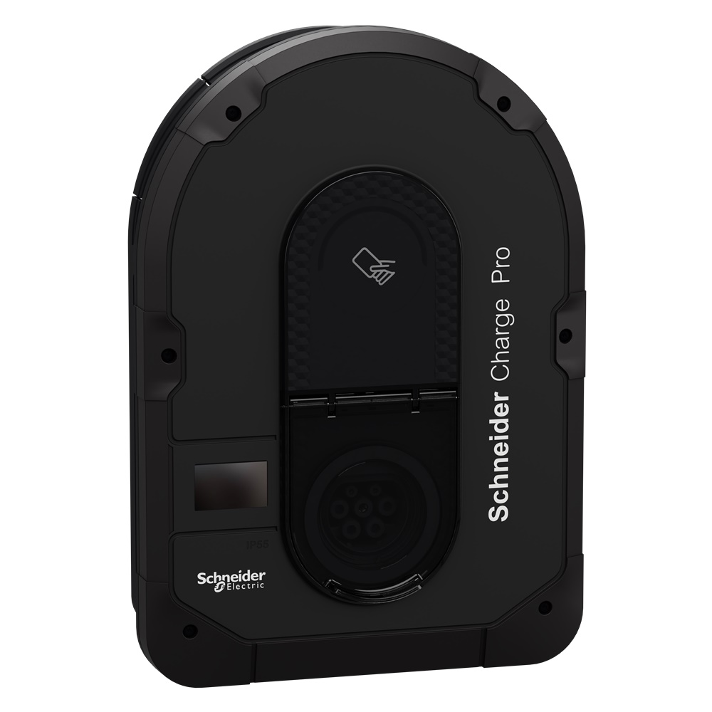 Stazione ricarica Schneider Charge Pro 7,4-22kW monofase/trifase T2S IP55 per veicoli elettrici casa e flotte