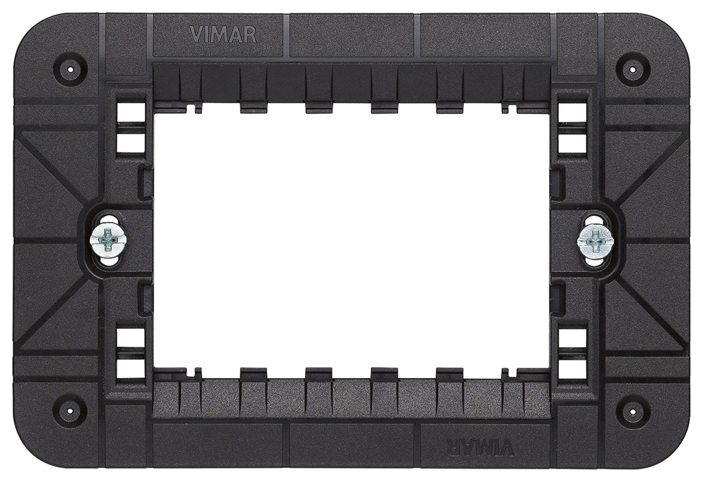 Supporto antieffrazione 3 moduli con viti per scatole elettriche 3M