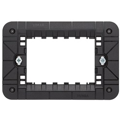 Supporto antieffrazione 3 moduli con viti per scatole elettriche 3M