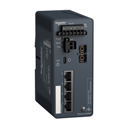 MODICON MANAGED SWITCH 4TX/1FX-SM