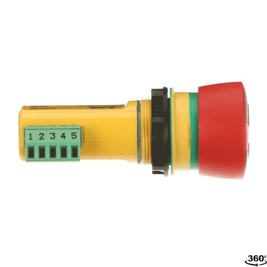 Pulsante emergenza INCA 1S TINA V2 arresto rapido LED per quadri elettrici industriali