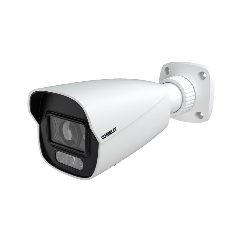 Telecamera IP Bullet 4MP ottica variabile 2.8-12mm per sorveglianza interna ed esterna