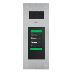 Pulsantiera video SteelTouch 5 pulsanti controllo impianti elettrici residenziali e commerciali