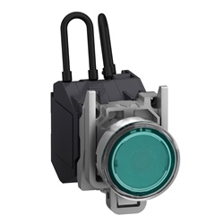 PULSANTE TEST SPIA VERDE 24-240V AT