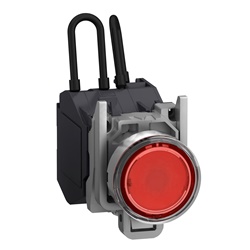 PULSANTE TEST SPIA ROSSA 24-240V AT