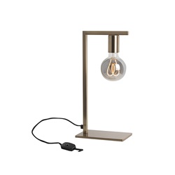 LAMPADA DA TAVOLO OTTONE SATINATO E