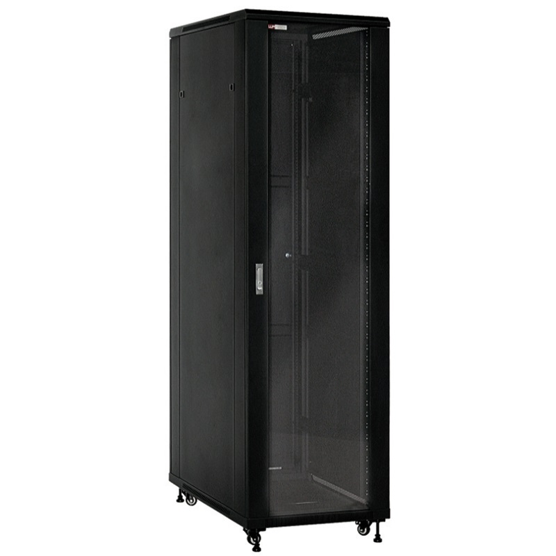 Armadio a terra rack 19 22U nero per apparecchiature elettriche e di rete professionali