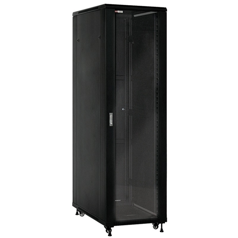 Armadio a terra rack 19 22U nero per apparecchiature elettriche e di rete professionali
