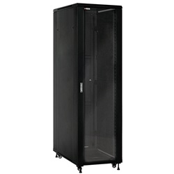 Armadio a terra rack 19 22U nero per apparecchiature elettriche e di rete professionali