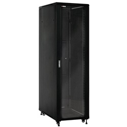 Armadio a terra rack 19 22U nero per apparecchiature elettriche e di rete professionali