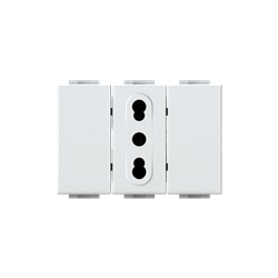 Bitappo Bticino Livinglight Bianco 16A 3 moduli per frutto