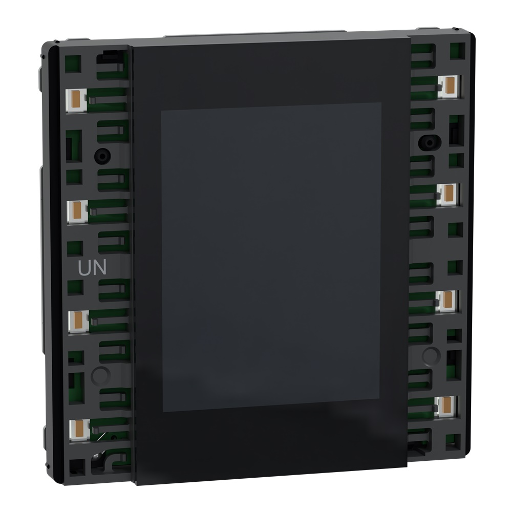 Pulsante KNX Secure con etichettatura dinamica, display personalizzabile, modulo universale per controllo residenziale e commerciale