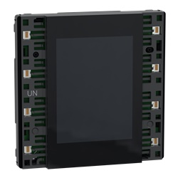 Pulsante KNX Secure con etichettatura dinamica, display personalizzabile, modulo universale per controllo residenziale e commerciale