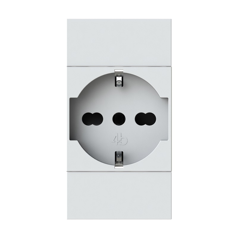Presa P40 Bticino Living Now Bianca 16A 2 moduli per uso domestico
