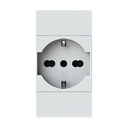 Presa P40 Bticino Living Now Bianca 16A 2 moduli per uso domestico