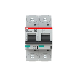 Interruttore magnetotermico S802P-K100 50kA 100A 2P protezione sovraccarico cortocircuito residenziale industriale
