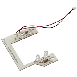 SCHEDA LED BIANCHI TARGA 13F7,13I7,