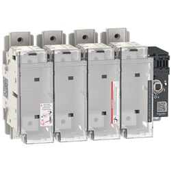 Interruttore-sezionatore fusibili 4 poli 250A 690VAC FuPact GSB250 uso industriale e infrastrutture