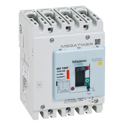 MEGATIKER M3160 160A 36KA 4P +  DIF