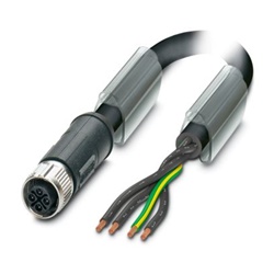 SAC-4P- 5,0-PUR/M12FSS PE CAVO SENS