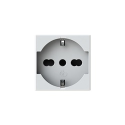 Presa P40 Bticino Matix Go 16A 2 moduli bianca
