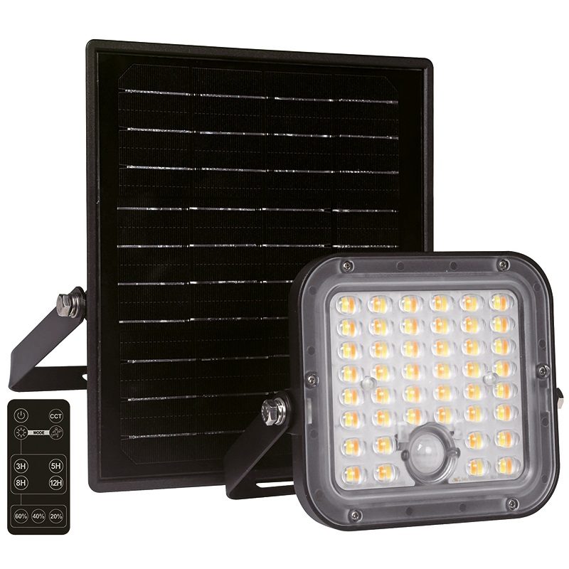 Faro LED E-Motion 100 Twin White con sensore PIR integrato per illuminazione esterna efficiente e sicurezza