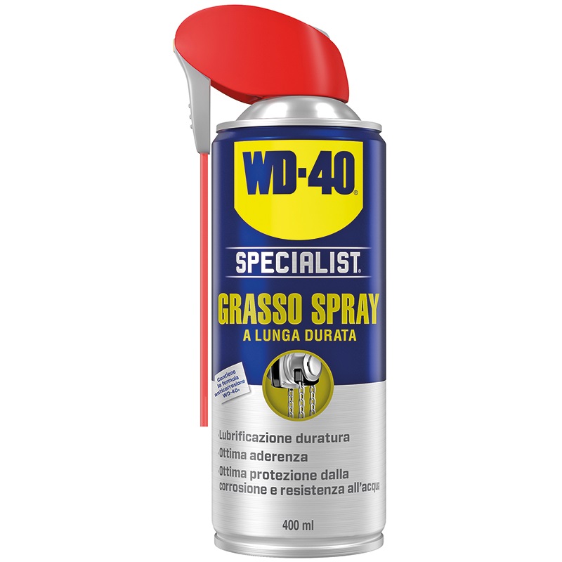 Grasso spray WD-40 400 ml lubrificante antiruggine protezione impianti elettrici