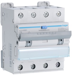 DIFF MAGN 4P 30MA A 16A 10KA C 4M