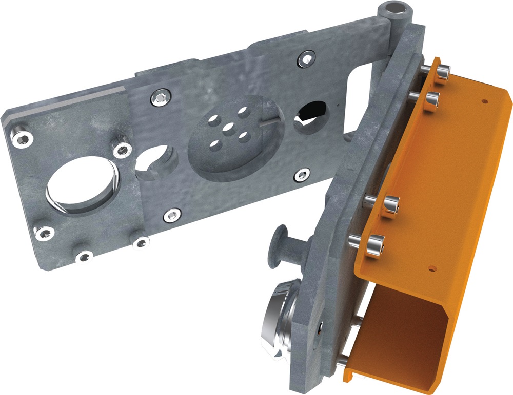 ATTACCO ASTA SFONDAMENTO 130X85