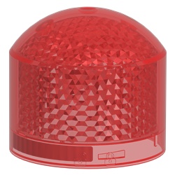 Elemento luminoso singolo rosso Harmony XVB7 LED 24V AC/DC segnalazione industriale IP66
