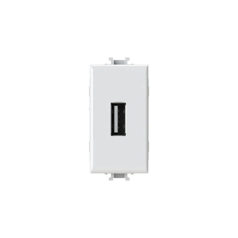 Presa USB 2.1 Bticino Matix 5V 2100mA Bianca