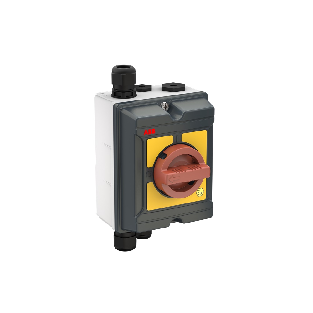 Sezionatore ATEX EMC 3 poli 16A 415V IP65 Alluminio Zona 22 sicurezza industriale