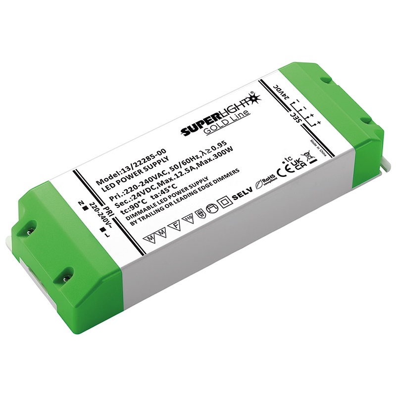 LED driver dimmerabile TRIAC 300W 24V CC per controllo luce LED residenziale e commerciale