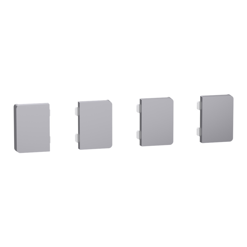 Pulsanti Small Push Button KNX Acciaio Inox 4 Pezzi per Moduli Domotica