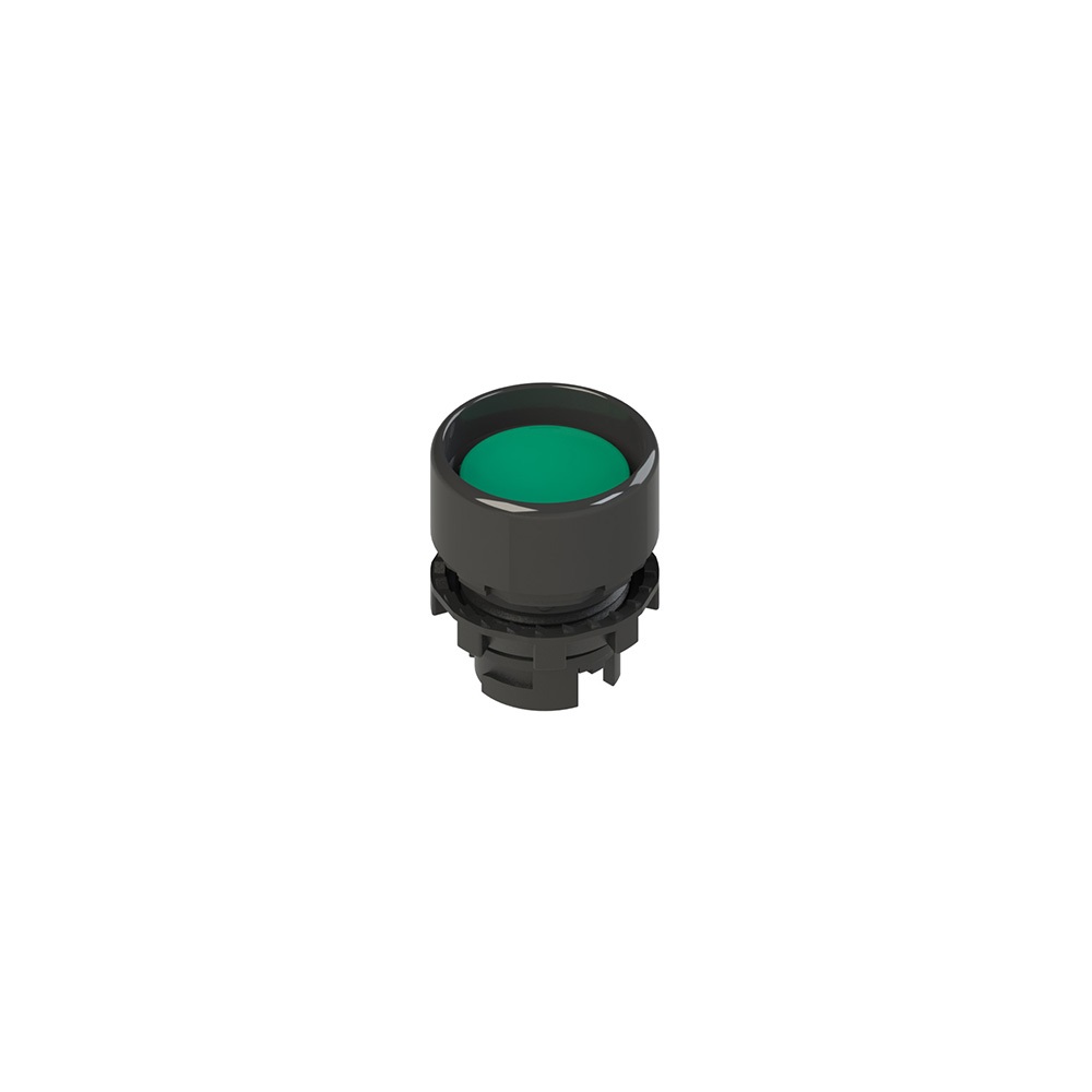 PULSANTE LUMINOSO PROTETTO VERDE