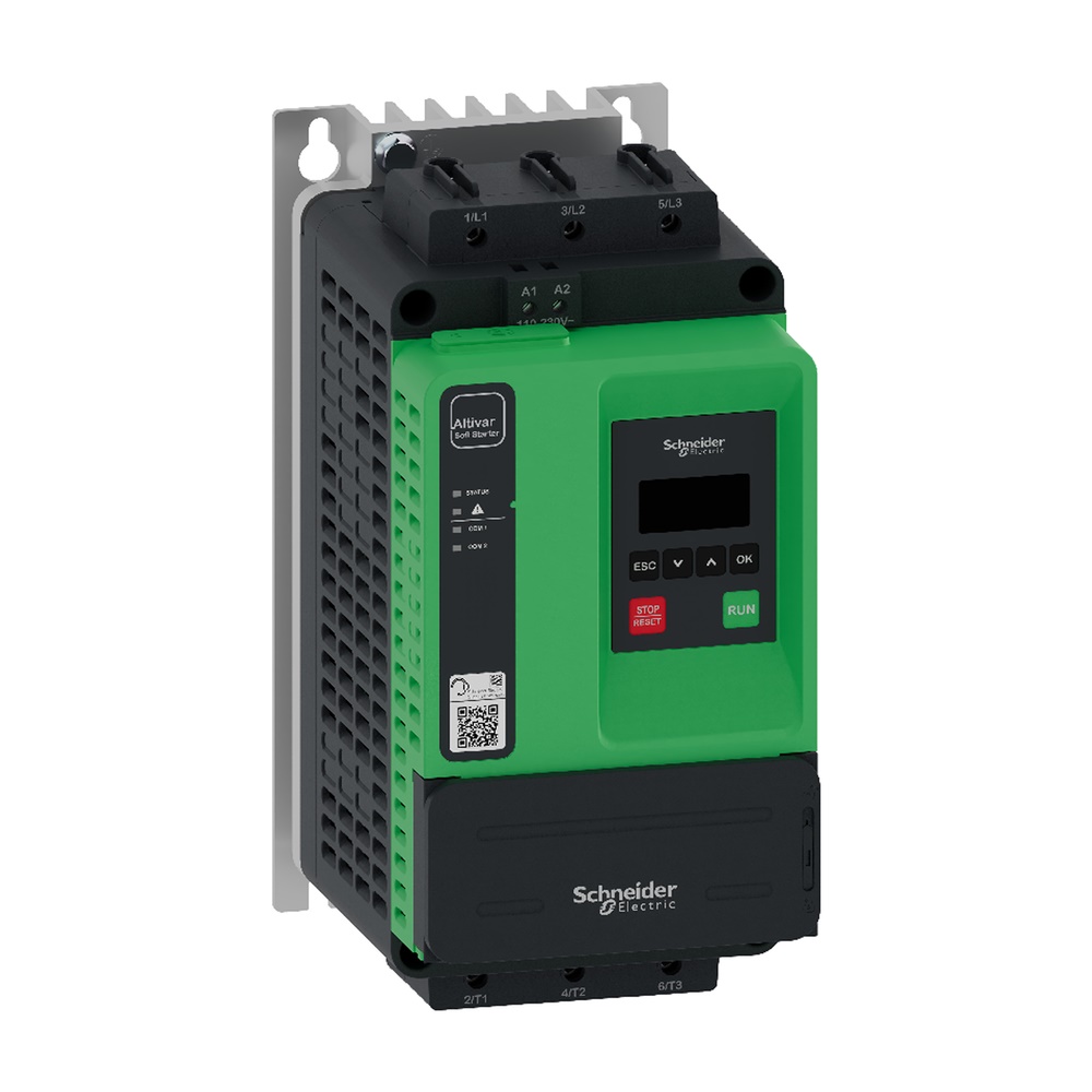 Avviatore statico Altivar ATS430 47A controllo coppia motori 208-600V pompe ventole compressori